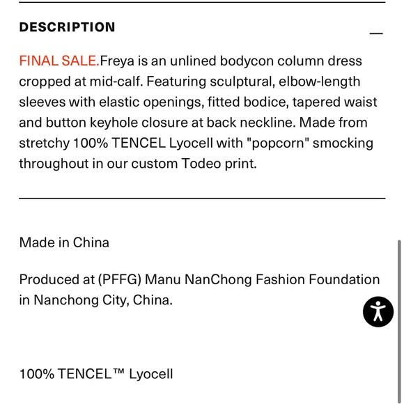 Mara Hoffman Freya Dress Popcorn Midi Todeo Print Bodycon L Celeb Style Luxury - Picture 9 of 14